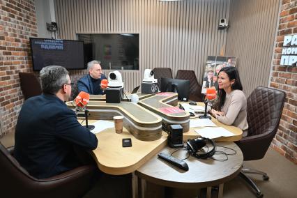 Ольга Журавская на радиостанции Комсомольская правда\"