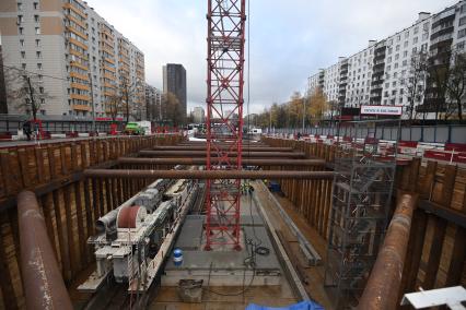 Строительство метро от \"Щелковской\" до \"Гольяново\" в Москве