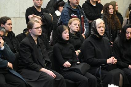 Прощание с актером Романом Поповым