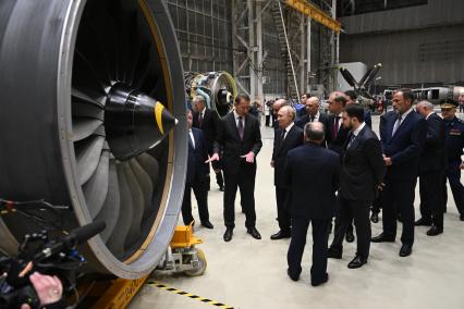 Владимир Путин посетил ПАО ОДК-Кузнецов\" в Самаре