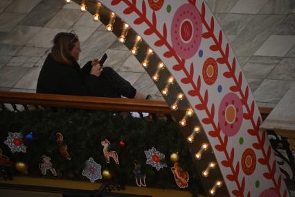 Новогоднее украшение ГУМа