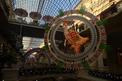 Новогоднее украшение ГУМа