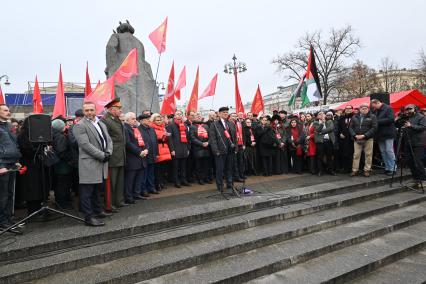 Празднование годовщины Октябрьской революции