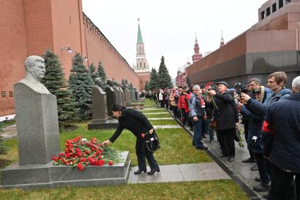 Празднование годовщины Октябрьской революции