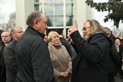 Прощание с телеведущим Юрием Николаевым