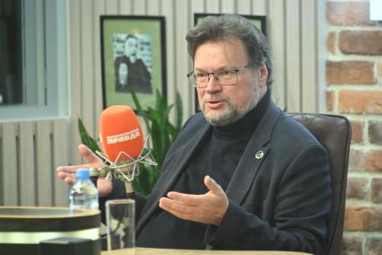 Сергей Кулик в программе \"Время науки\" на радиостанции \"Комсомольская правда\"