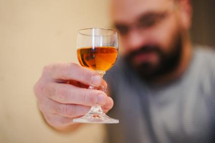 Постановочная съемка на тему алкоголя