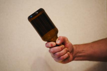 Постановочная съемка на тему алкоголя