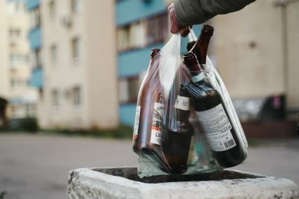 Постановочная съемка на тему алкоголя