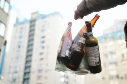 Постановочная съемка на тему алкоголя