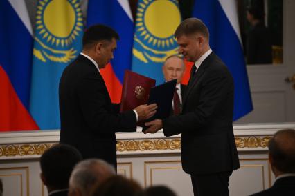 Встреча президента России Владимира Путина с президентом Казахстана Касым-Жомартом Токаевым