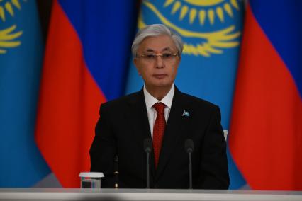 Встреча президента России Владимира Путина с президентом Казахстана Касым-Жомартом Токаевым