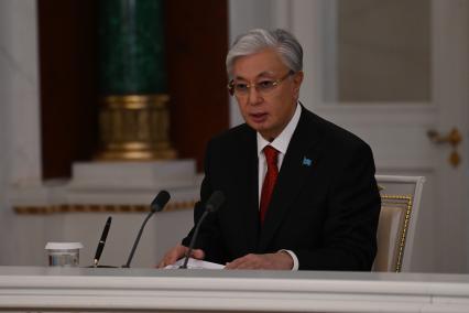 Встреча президента России Владимира Путина с президентом Казахстана Касым-Жомартом Токаевым