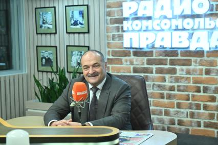 Сергей Меликов на радиостанции \"Комсомольская правда\"