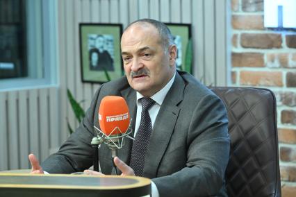 Сергей Меликов на радиостанции \"Комсомольская правда\"