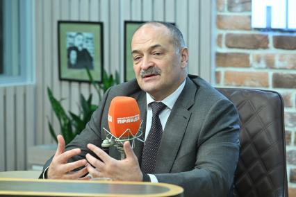 Сергей Меликов на радиостанции \"Комсомольская правда\"