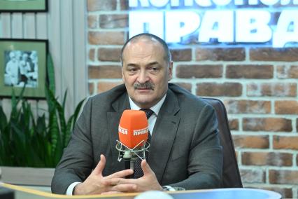 Сергей Меликов на радиостанции \"Комсомольская правда\"