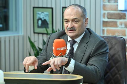 Сергей Меликов на радиостанции \"Комсомольская правда\"