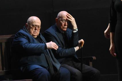 Прощание с актером Владимиром Симоновым в Москве