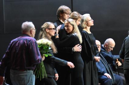 Прощание с актером Владимиром Симоновым в Москве