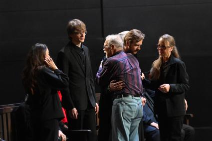 Прощание с актером Владимиром Симоновым в Москве