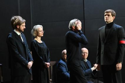 Прощание с актером Владимиром Симоновым в Москве