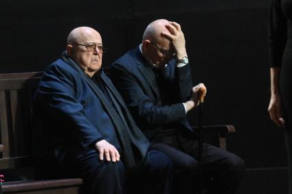 Прощание с актером Владимиром Симоновым в Москве