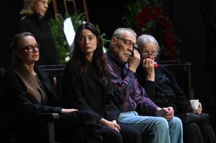 Прощание с актером Владимиром Симоновым в Москве