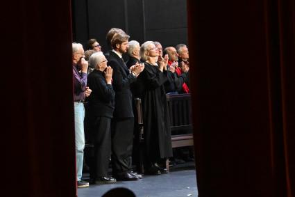 Прощание с актером Владимиром Симоновым в Москве