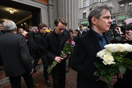 Прощание с актером Владимиром Симоновым в Москве