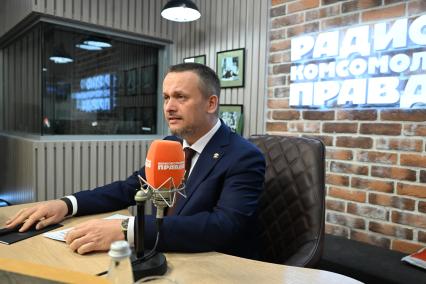 Андрей Никитин на радиостанции \"Комсомольская правда\"