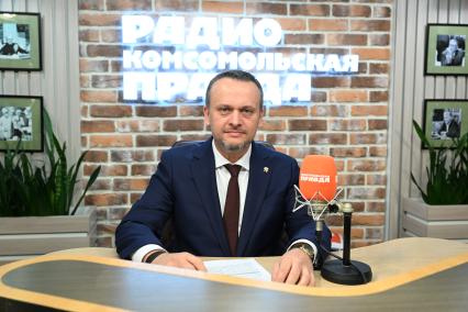 Андрей Никитин на радиостанции \"Комсомольская правда\"