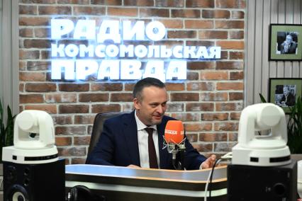 Андрей Никитин на радиостанции \"Комсомольская правда\"