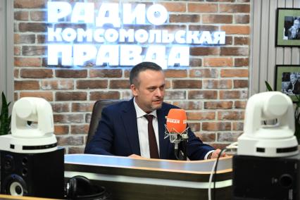 Андрей Никитин на радиостанции \"Комсомольская правда\"