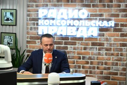 Андрей Никитин на радиостанции \"Комсомольская правда\"