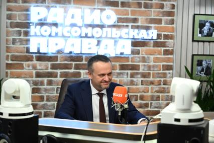 Андрей Никитин на радиостанции \"Комсомольская правда\"