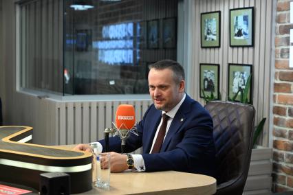 Андрей Никитин на радиостанции \"Комсомольская правда\"