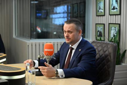 Андрей Никитин на радиостанции \"Комсомольская правда\"