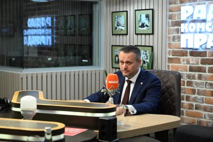 Андрей Никитин на радиостанции \"Комсомольская правда\"