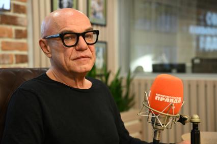 Сергей Мазаев на радиостанции \"Комсомольской правды\"