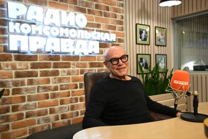 Сергей Мазаев на радиостанции \"Комсомольской правды\"