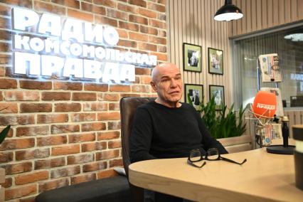 Сергей Мазаев на радиостанции \"Комсомольской правды\"