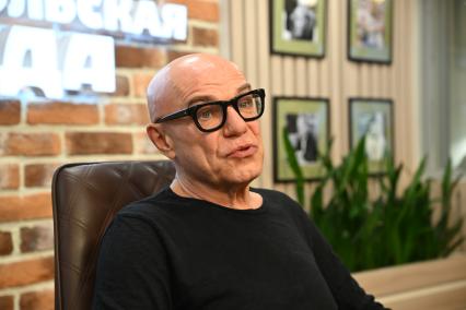 Сергей Мазаев на радиостанции \"Комсомольской правды\"