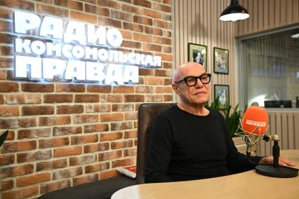 Сергей Мазаев на радиостанции \"Комсомольской правды\"