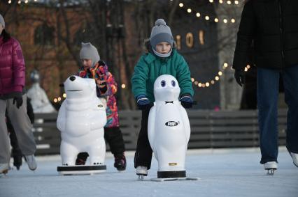 Первый каток в Петербурге начал работать в Новой Голландии