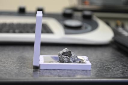 Фрагмент метеорита, упавшего 27 октября в Новгородской области, привезли в Екатеринбург