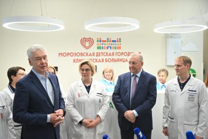 Сергей Собянин открыл после реконструкции два корпуса Морозовской детской больницы