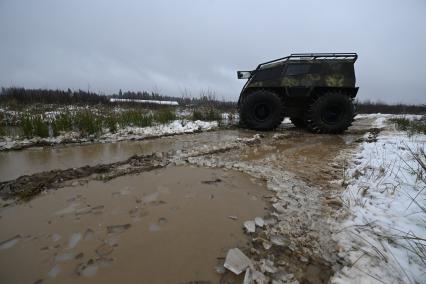 Пресс-тур в рамках выставки вездеходов в парке \"Патриот\"