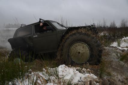 Пресс-тур в рамках выставки вездеходов в парке \"Патриот\"
