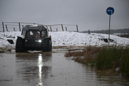 Пресс-тур в рамках выставки вездеходов в парке \"Патриот\"